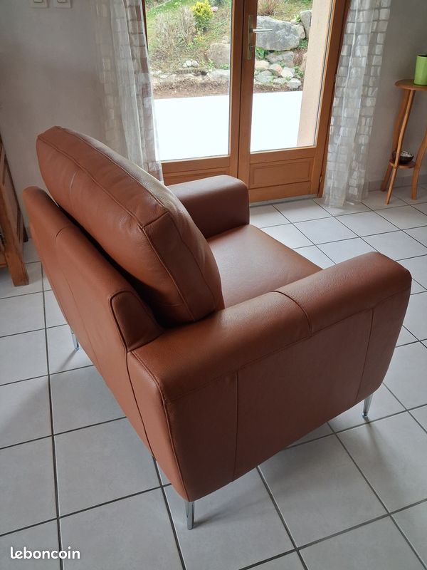 Vends fauteuil cuir Poltronesofa neuf (image 2)