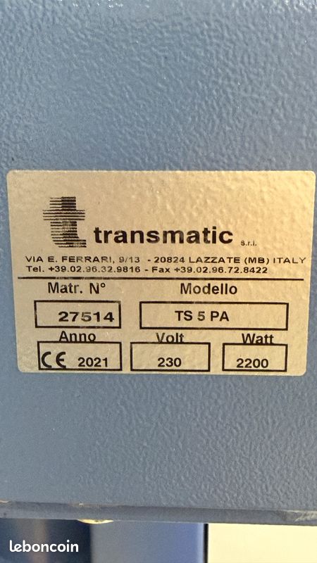 TRANSMATIC TS 5PA presse à chaud double plateau pneumatique DTF / flocage (image 3)