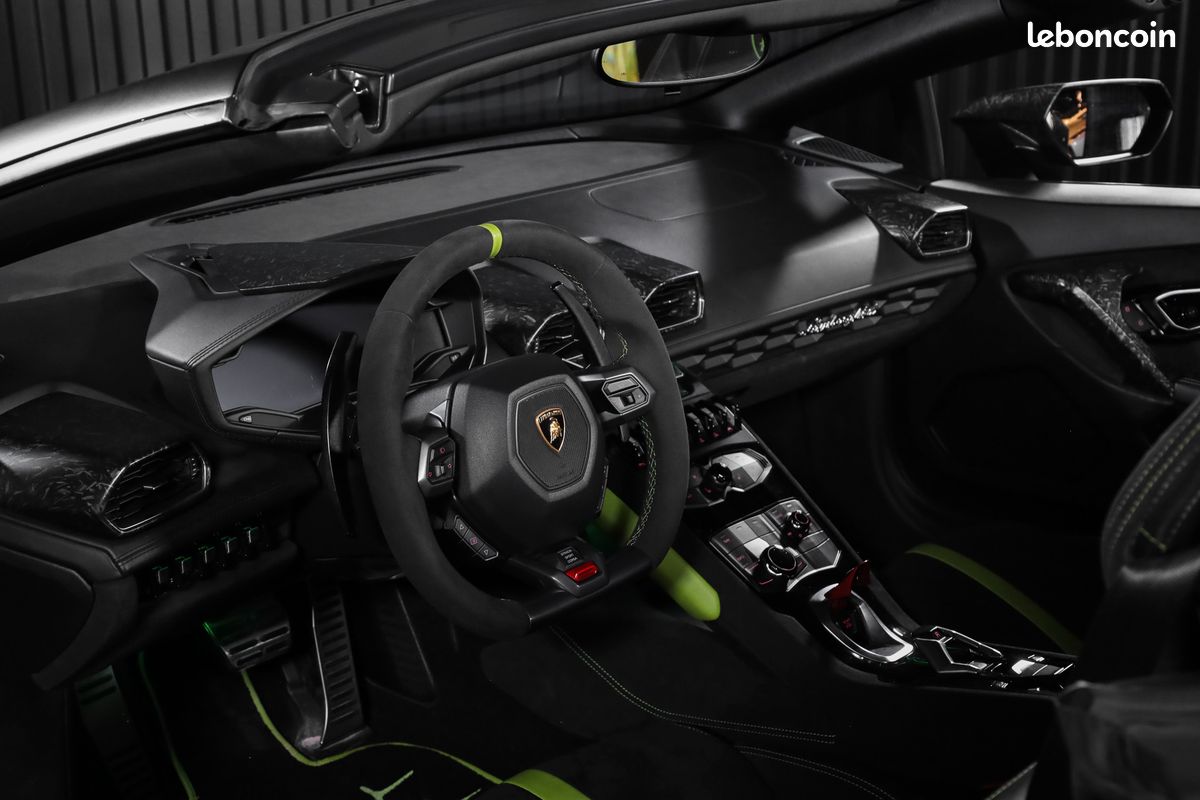 LAMBORGHINI HURACÁN SPYDER LP610-4 V10 610cv | Malus payé | Lift | Freins céramique | Suspension magnéto | À partir de 1689/mois (image 2)