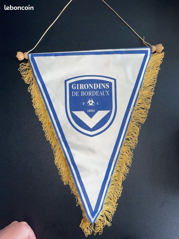 Fanion Vintage Girondins De Bordeaux - Avant 2000 - Collection Football