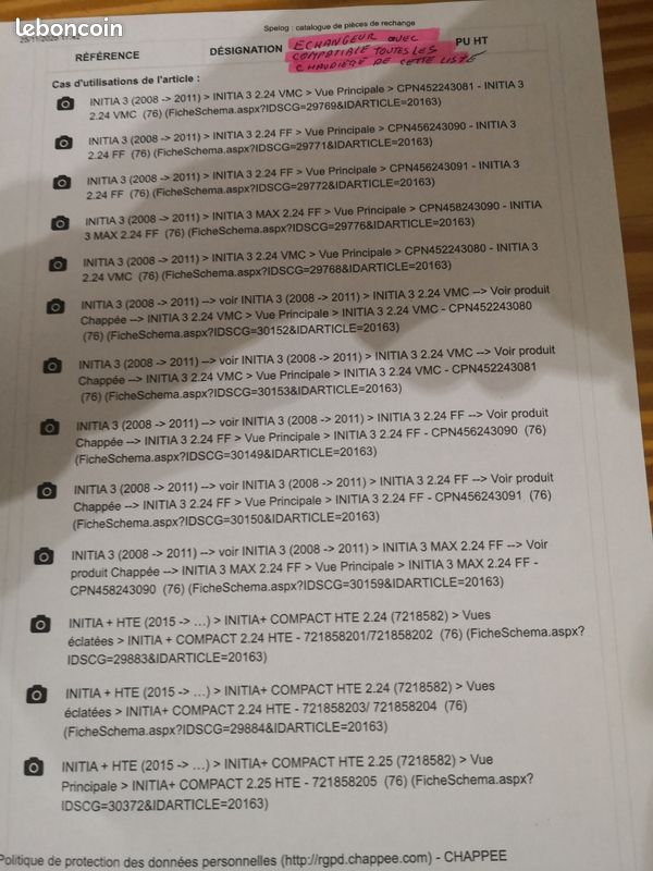Échangeur sanitaire Chappee neuf (image 4)