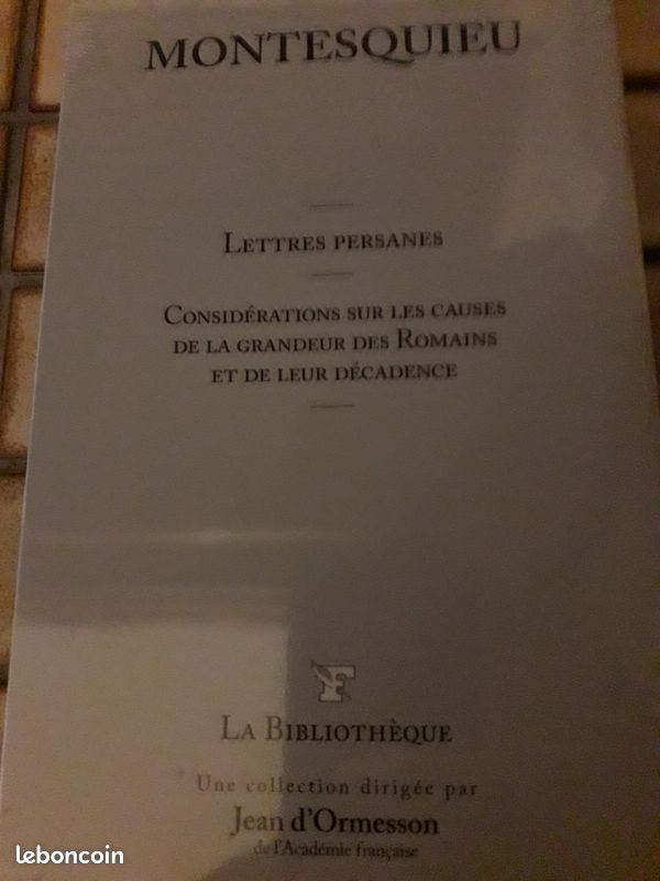 Lettres persanes ----neuf- (image 1)