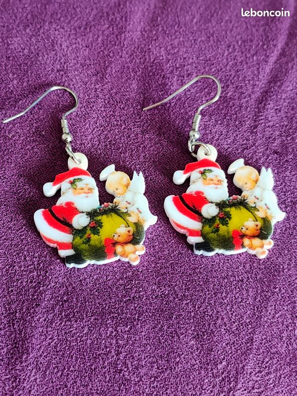 Boucles d'oreilles de Noël (image 3)