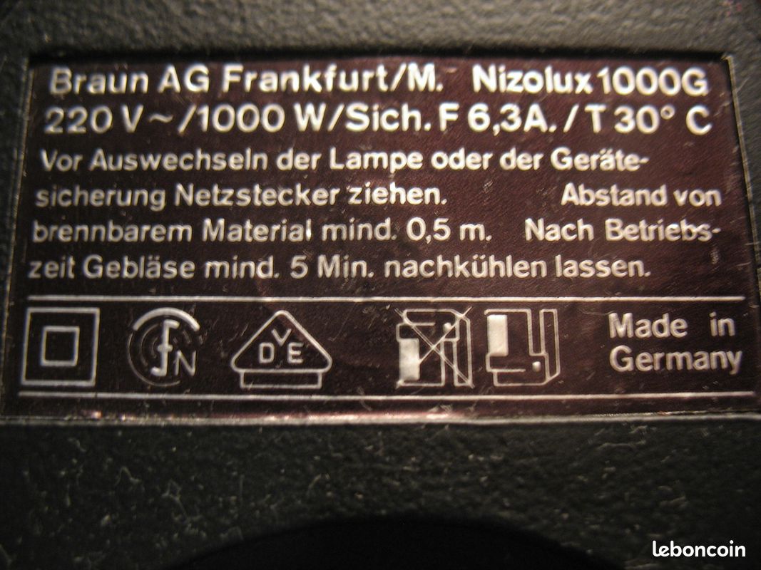 Torche Braun 1000W (image 3)