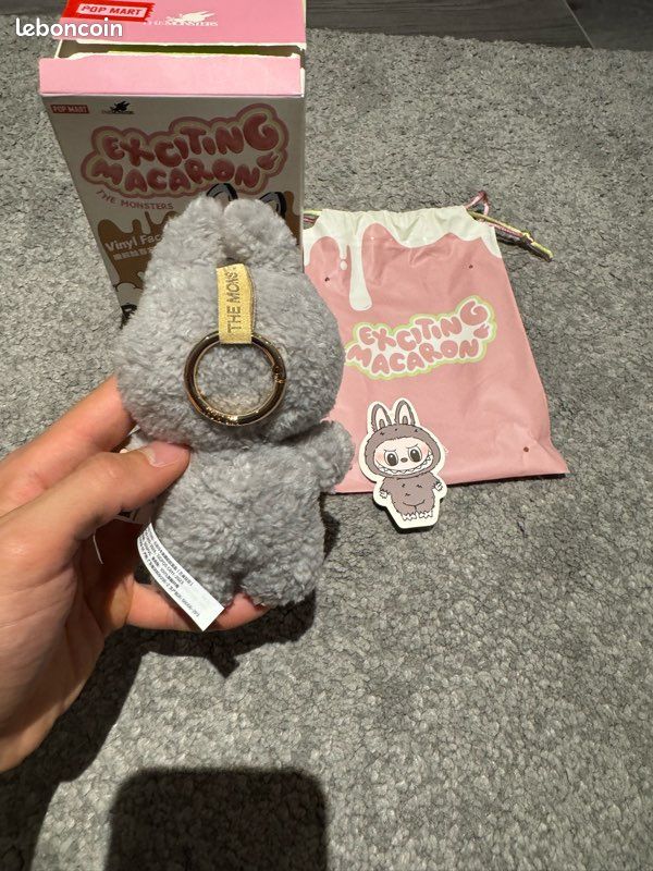 Labubu the monster Exciting macaron Sesame Bean (image 2)