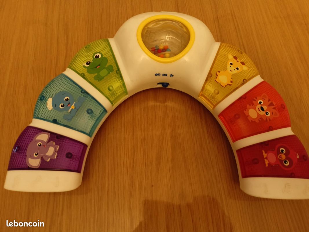 Baby Einstein, Glow & Discover Light Bar, Jouet Musical Piano d’activités avec Lumières, Musique & H (image 1)