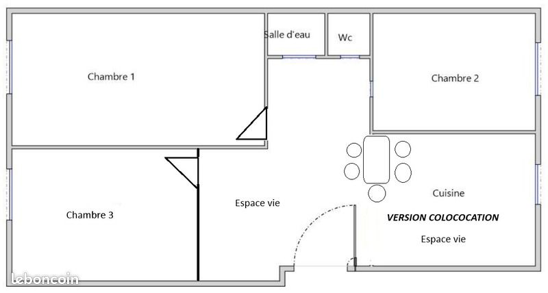 Appartement 4 pièces 63 m² (image 3)