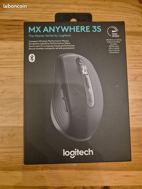 Souris sans fil Logitech MX Anywhere 3 couleur noire (image 1)