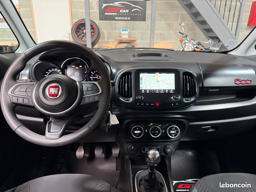 Fiat 500 l (2) 1.3 multijet 95 s/s sport / gps carplay / moteur chaine (image 9)
