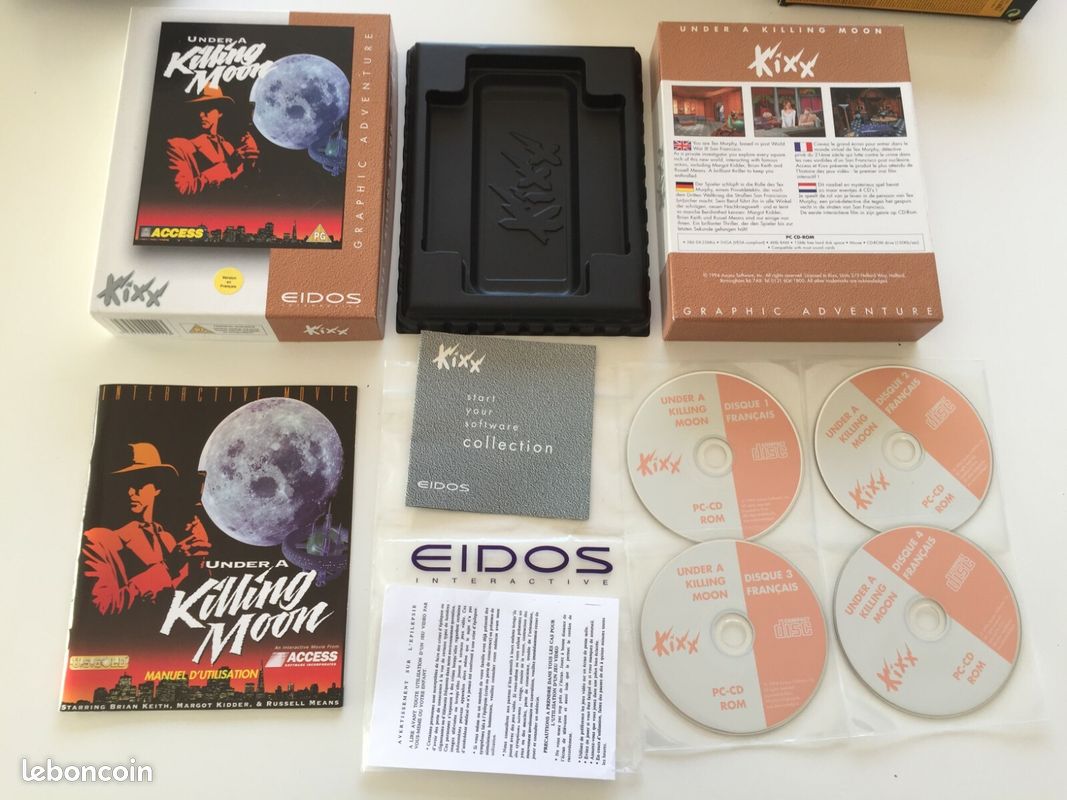 BUNDLE SÉRIE LIMITÉE Imagina Core Eidos Tomb Raider + Killing Moon PC Big Box EUR 199,99