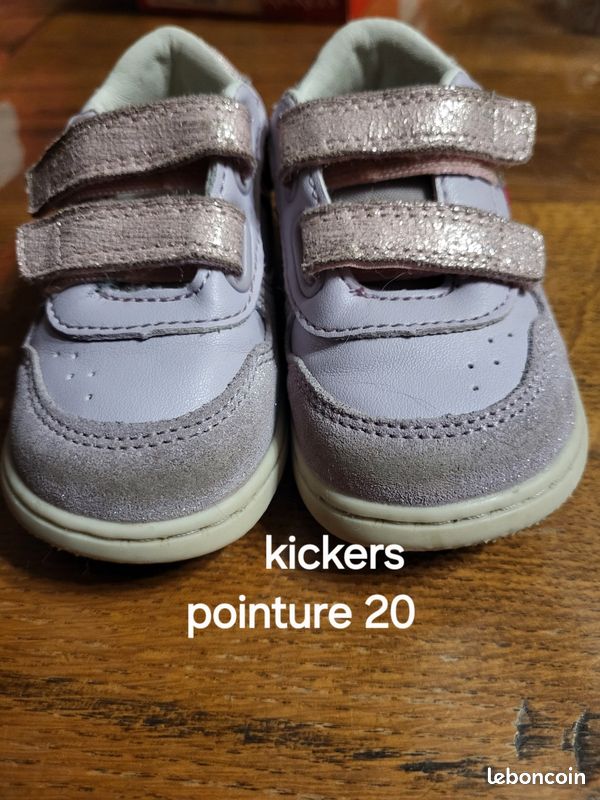 Chaussures baskets fille kickers pointure 20 (image 1)