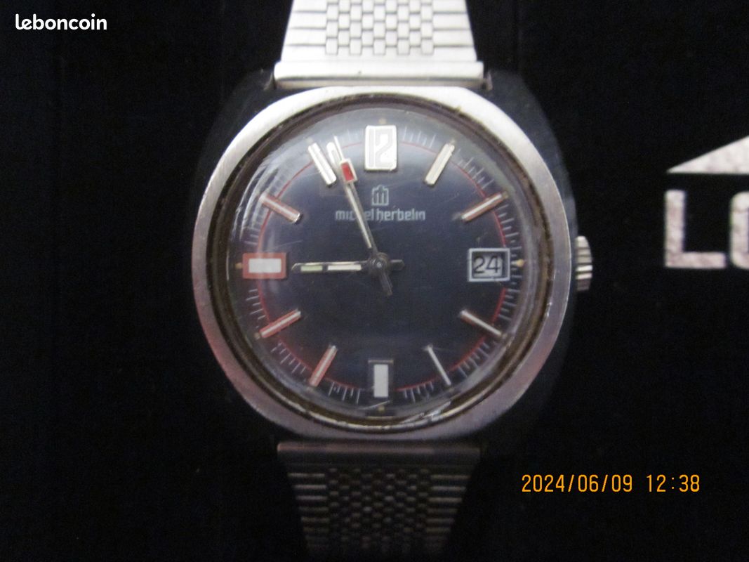 En baisse pour les fêtes. Montre mécanique Michel Herbelin très belle et fonctionelle (image 1)