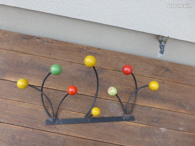 Porte manteaux vintage Roger Feraud pop art années 50 (image 1)