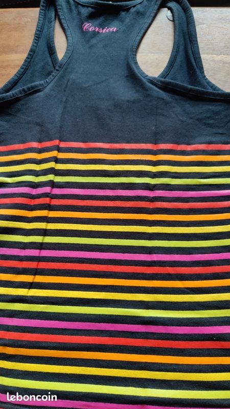 Débardeur Résille Rasta UD - 100% Coton Rayé Noir/Vert/Jaune/Rouge, Style Reggae Confort Ajusté