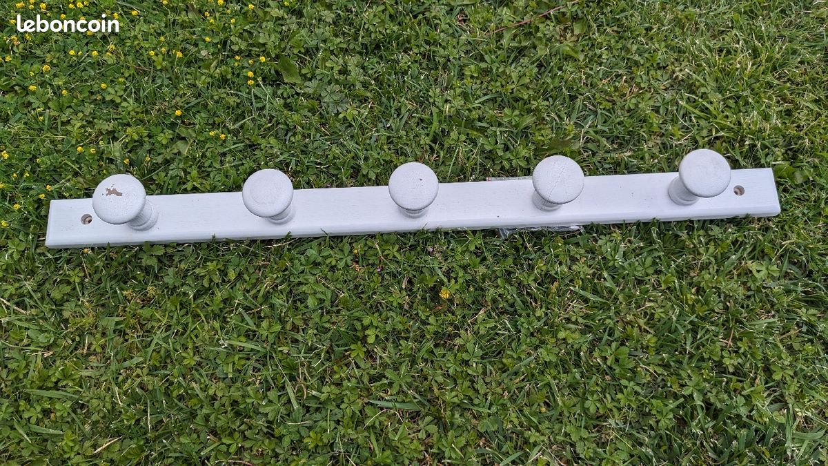 Porte manteau blanc 65 cm (image 1)