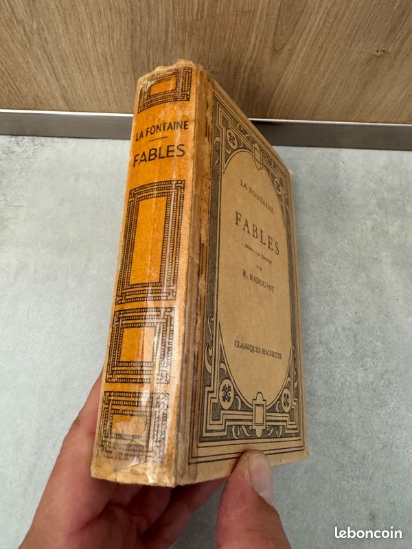 Fables de La Fontaine - Classiques Hachette - édition Radouant - livre ancien (image 2)
