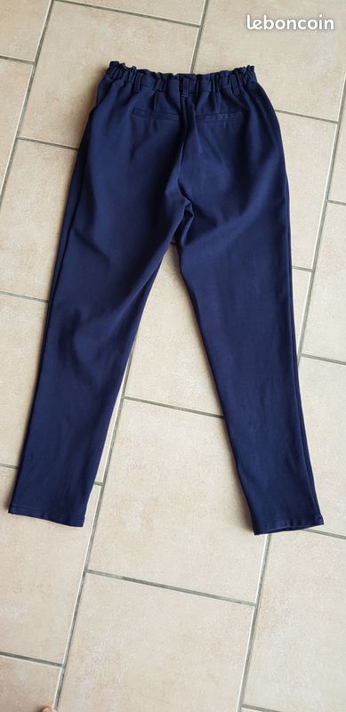 Pantalon bleu marine (image 2)