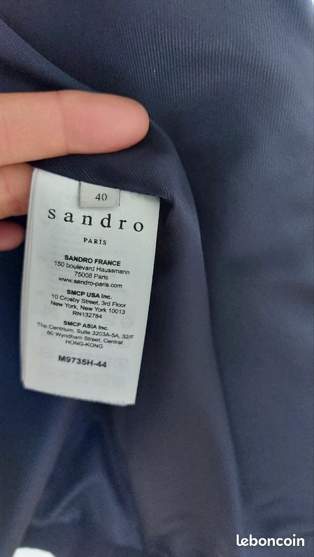 Manteau à capuche Sandro (image 10)