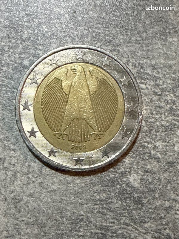 RARE PIÈCE DE 2 Centimes D'euros Allemagne 2002 Lettre J EUR 500,00 - FR