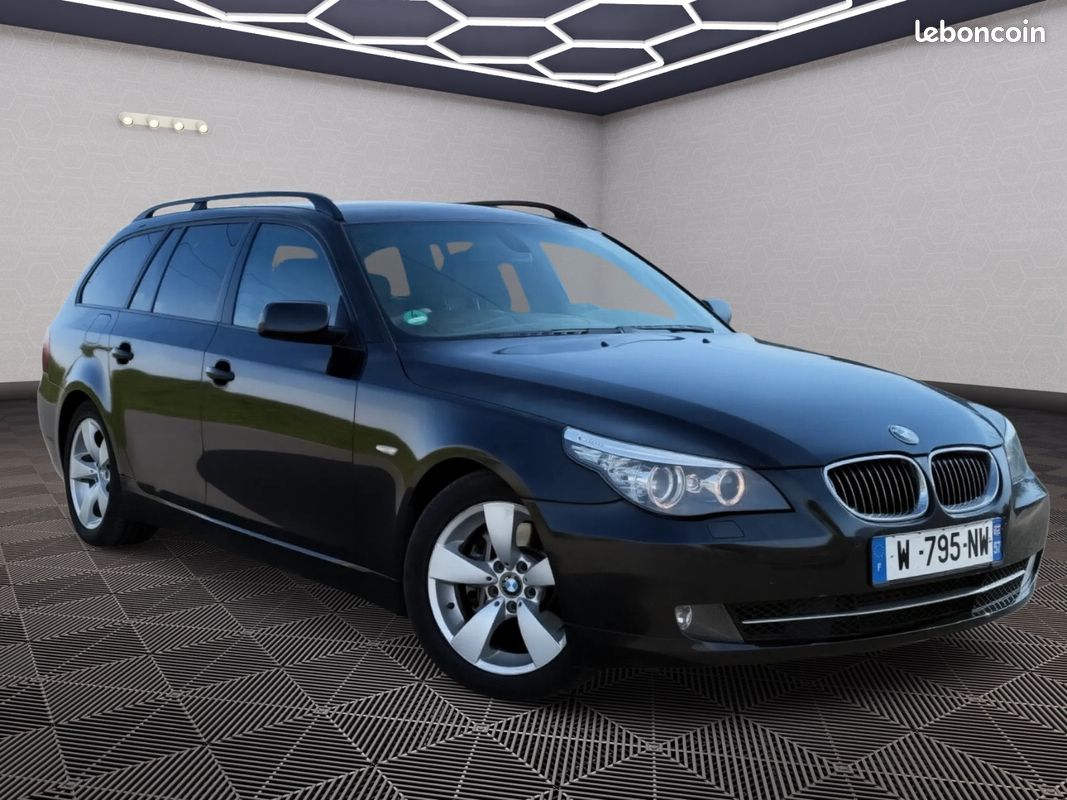 BMW 525d Touring Steptronic 197ch BVA - Cuir GPS Xénon Régulateur (image 3)