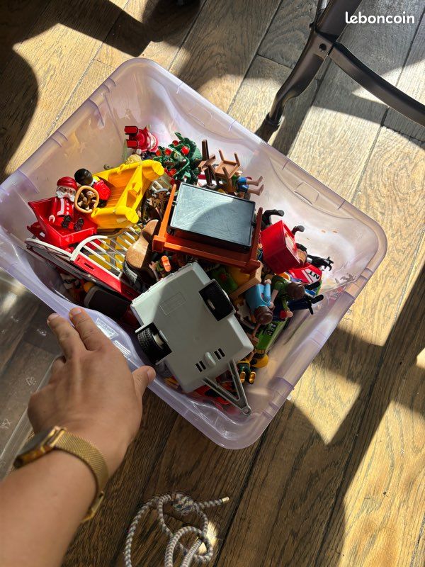 Lot de playmobils, animaux et accessoires (image 1)