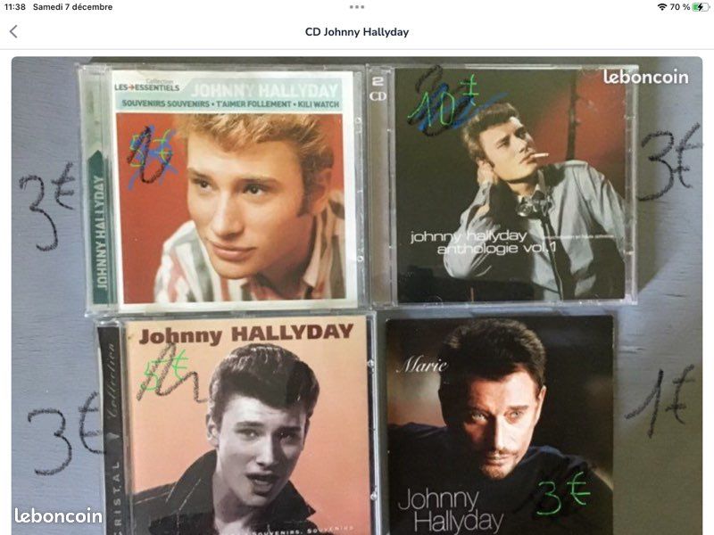 CD Johnny Hallyday (image 1)
