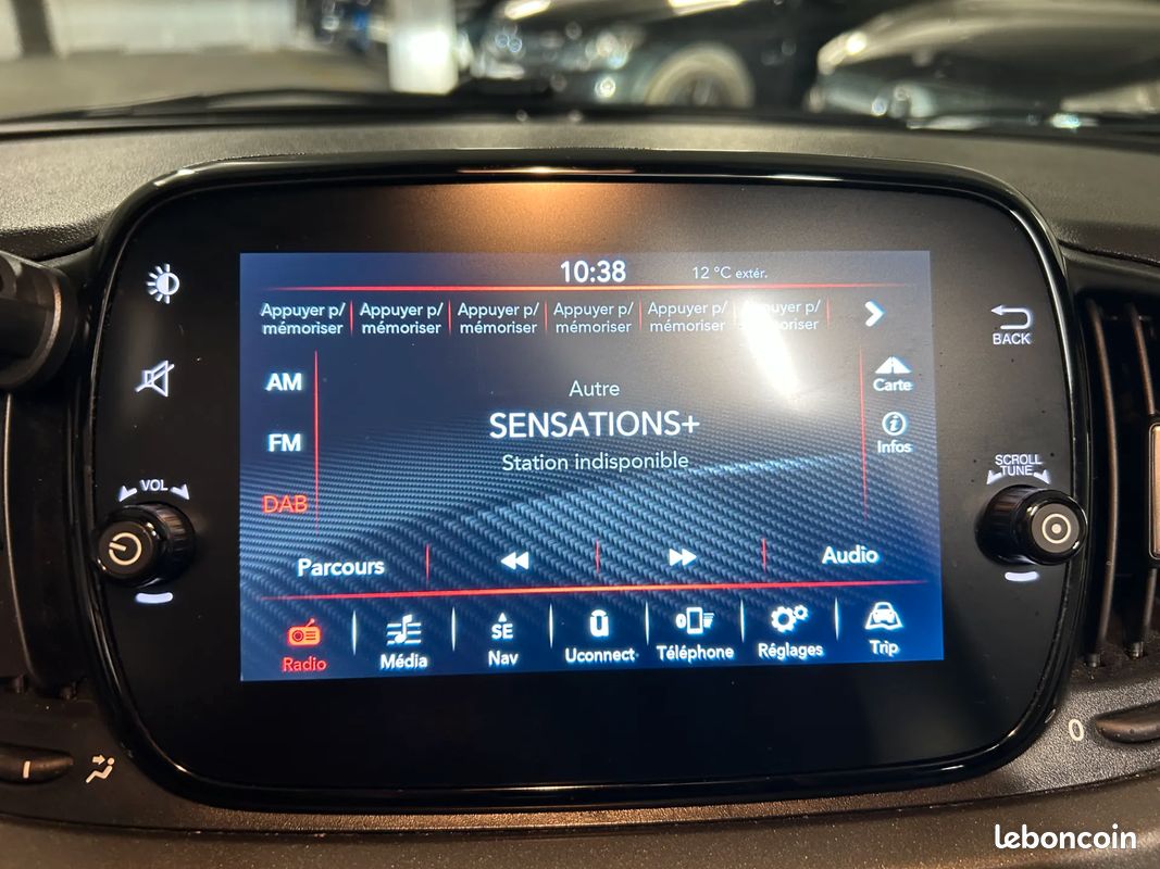 ABARTH 500 1.4 165ch TURISMO Cabriolet - 2022 - BOITE AUTO - REGULATEUR - PHARES LED - BLUETOOTH (image 15)