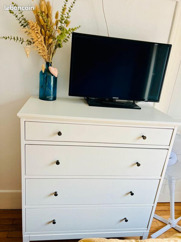 Commode blanche IKEA (image 1)