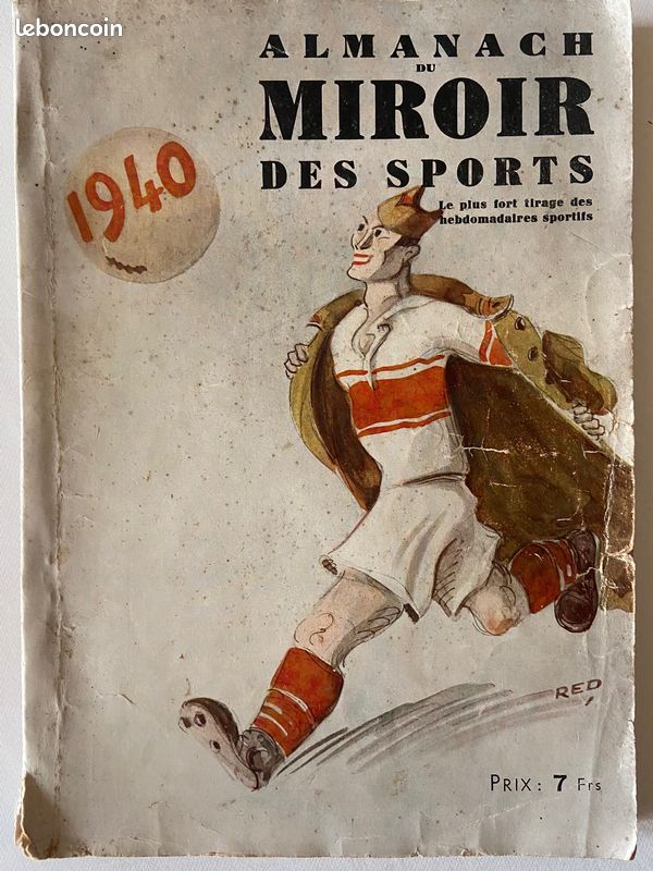 Almanach Du Miroir Des Sports 1939 - Original Vintage - Livre Ancien