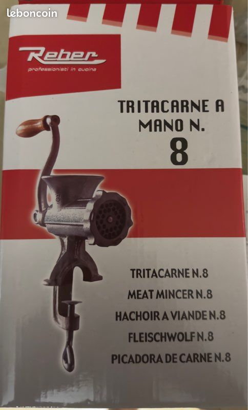 Hachoir a Viande Manuel & Électrique : Inox & Fonte