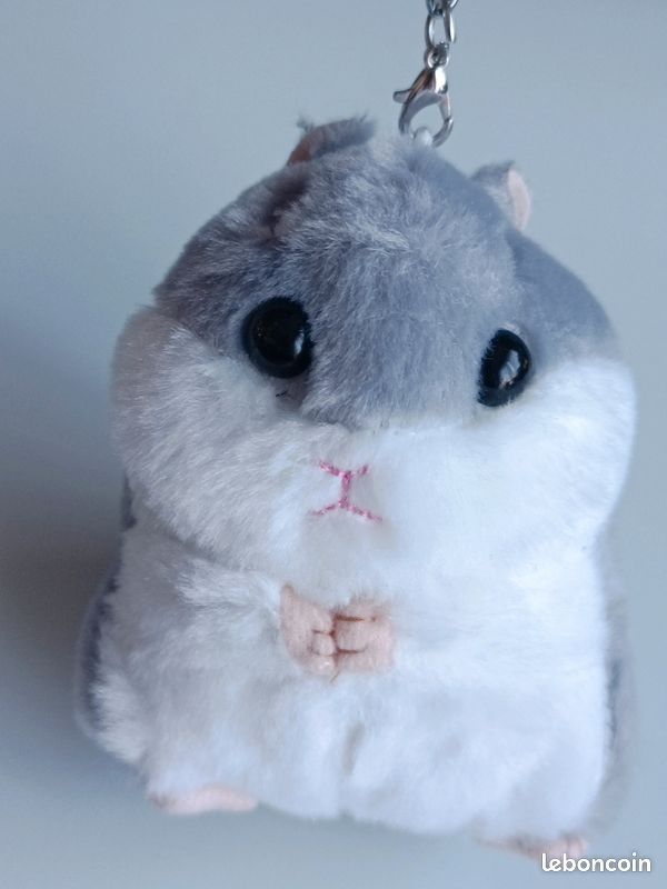 Mxzzand peluche hamster 4 pièces porte-clés en peluche 4 couleurs Mxzzand peluche hamster 4 pièces porte-clés en peluche 4 couleurs