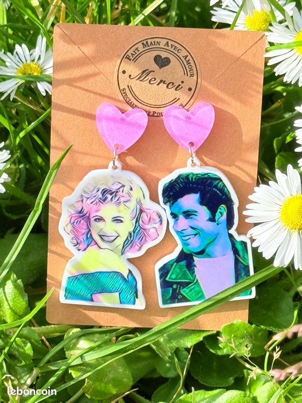 Boucles d’oreilles Grease (image 5)
