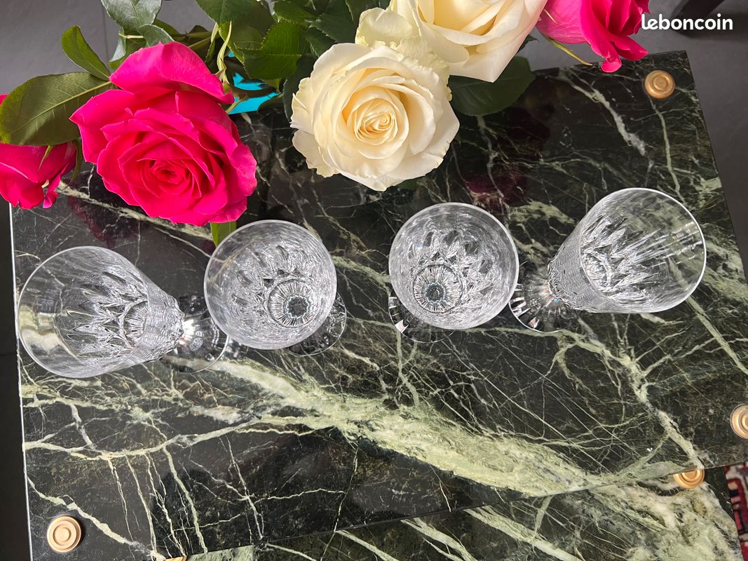 Verre à Vin Cristal Baccarat modèle d'Assas très bon état Hauteur 16,5cm Estampillé (image 6)