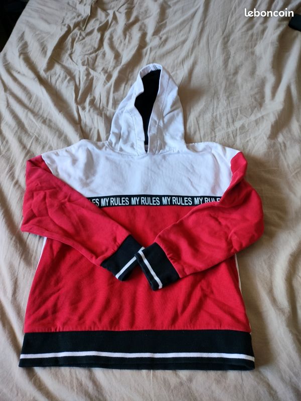 Veste à capuche - rouge - Fille - 9.00