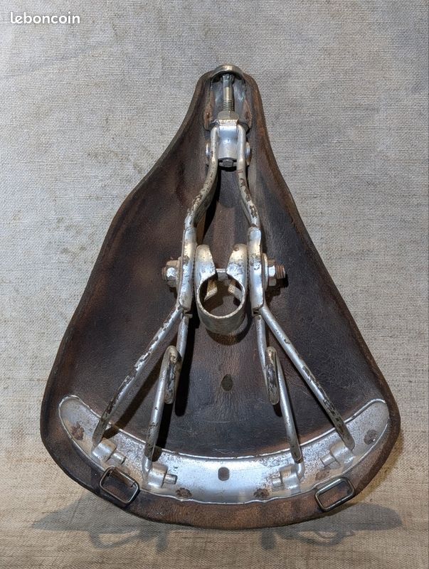 Selle Vélo De Route Cuir NOREX – Fabriquée En France, Modèle Ancien