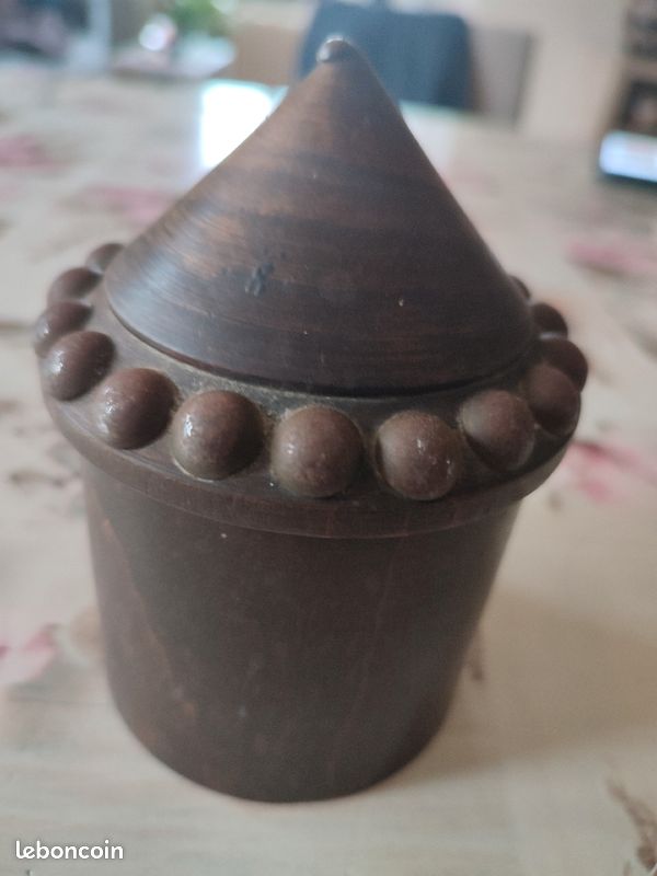 Boite en chêne, cuivre et cuir (image 3)