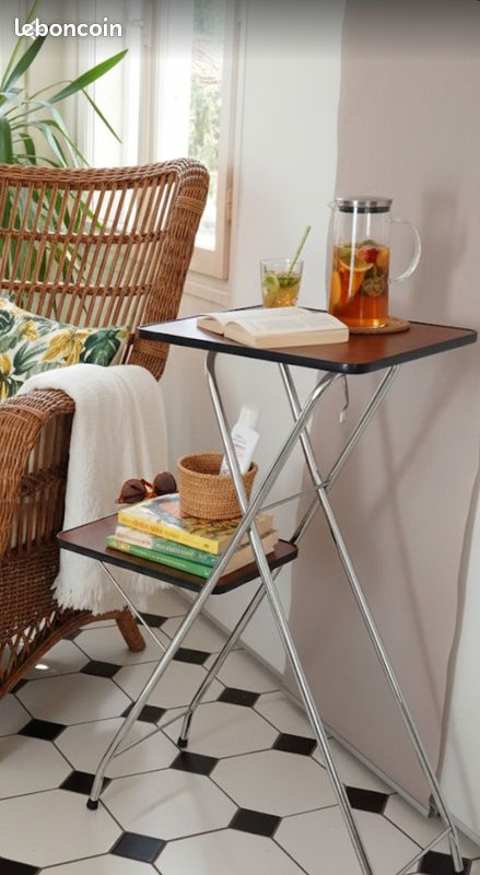 Desserte Vintage Chrome & Formica – État proche du Neuf – Multi-usages (image 9)