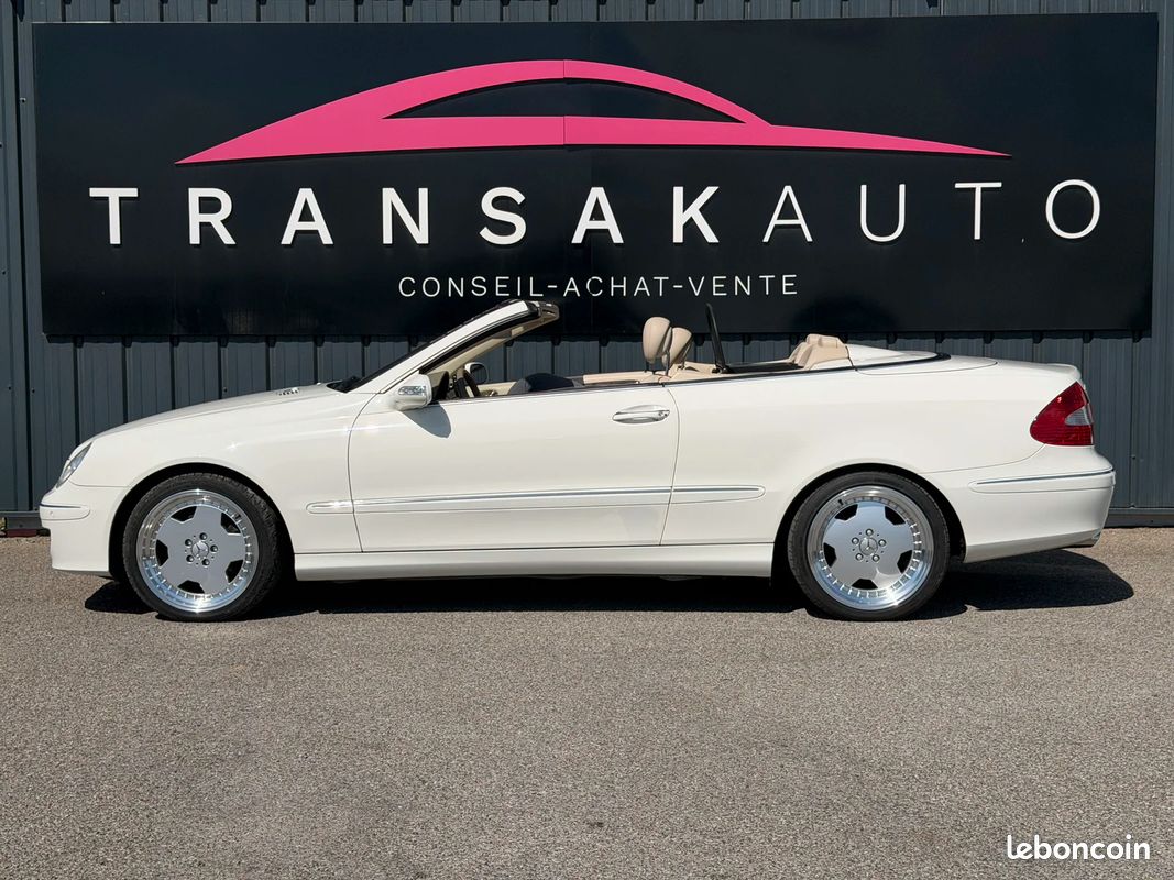 Mercedes-Benz CLASSE CLK CLK 350 (209.456) (209) Cabriolet 350 3.5 i V6 24V 272 cv Boîte auto /TRAITEMENT CERAMIQUE COMPLET/ENTRETIENS COMPELT/CAMERA DE RECUL/SIEGES ELECTRIQUES/ (image 2)