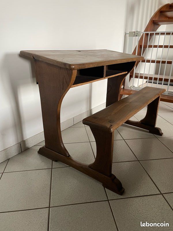 Bureau écolier vintage (image 4)