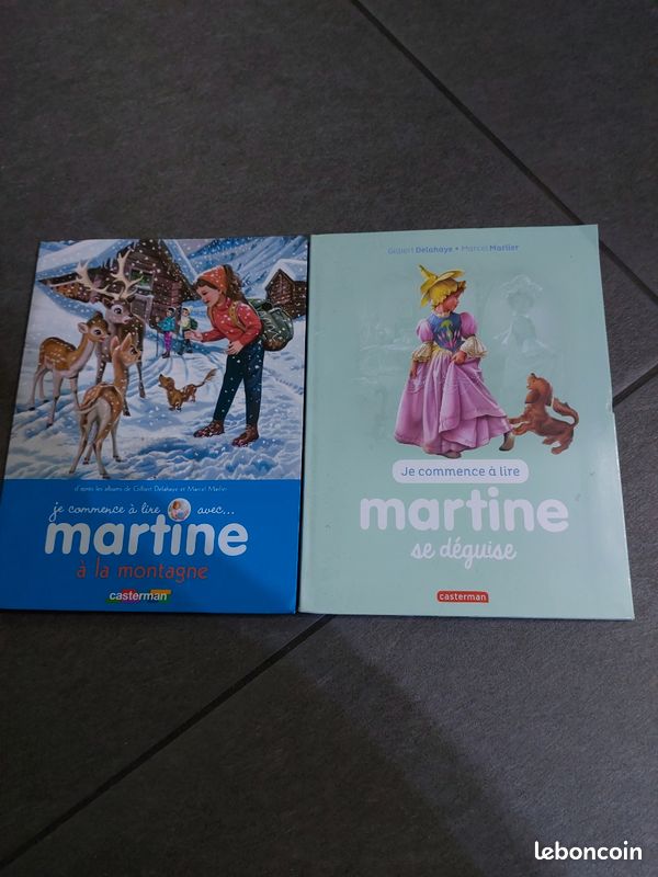 Lot de 2 livres 📚 Je commence à lire avec Martine (image 1)