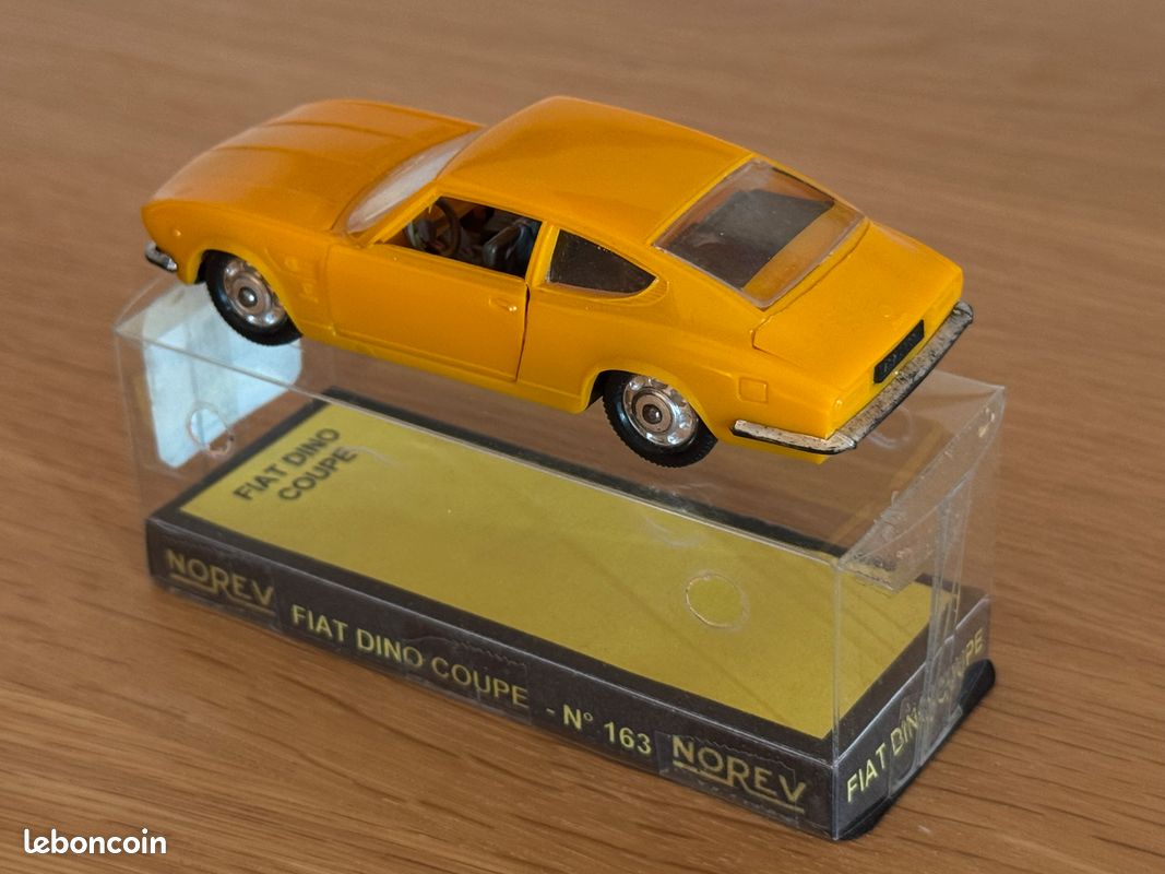 1/43 JET-CAR PAR Norev De Ferrari 246 Dino GTS En Jaune EUR 51,82