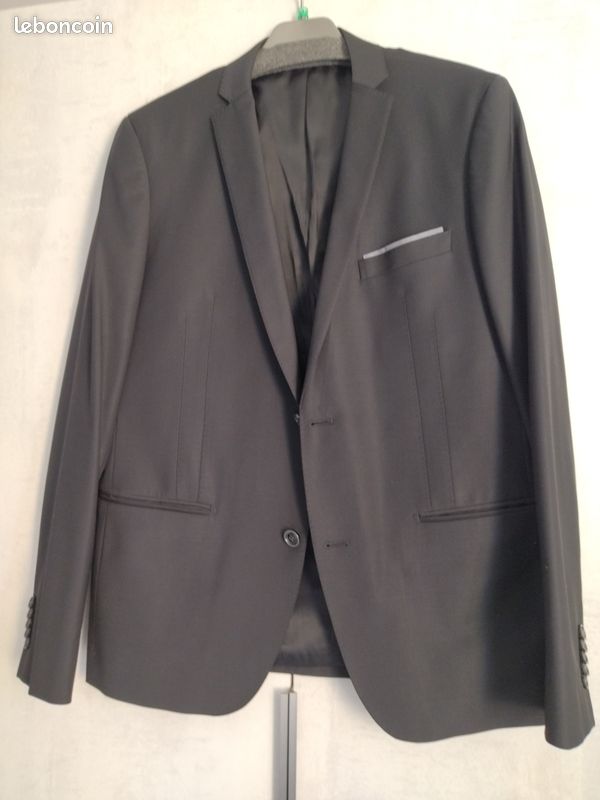 Veste de costume ajustée Homme c/JEREM Etat nickel Vêtements - Main Image