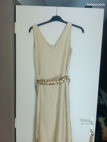 RENE DERHY ROBE DRESS AGNES PROMENADE A VENISE LIN TM OU T 38/40