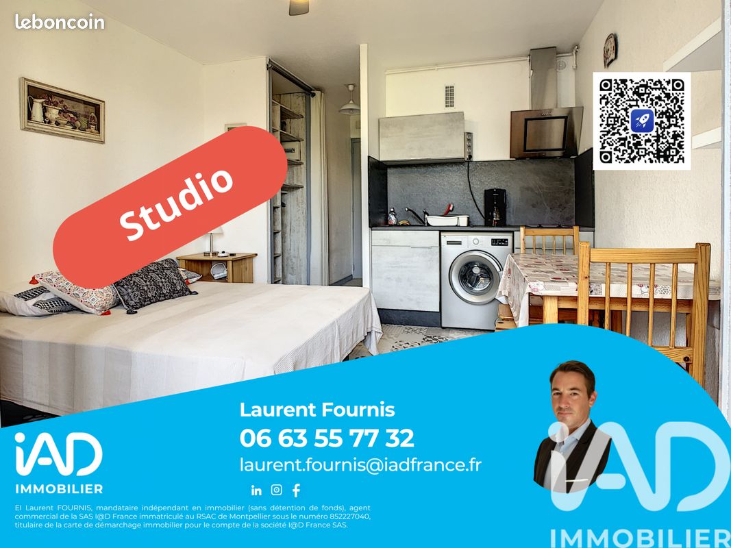 Appartement 1 pièce 18 m² · à Balaruc-les-Bains · 18 m² · 80 000 €