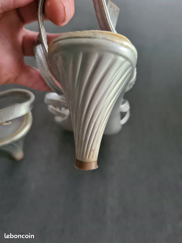 Escarpins gris Lady Glam (image 3)