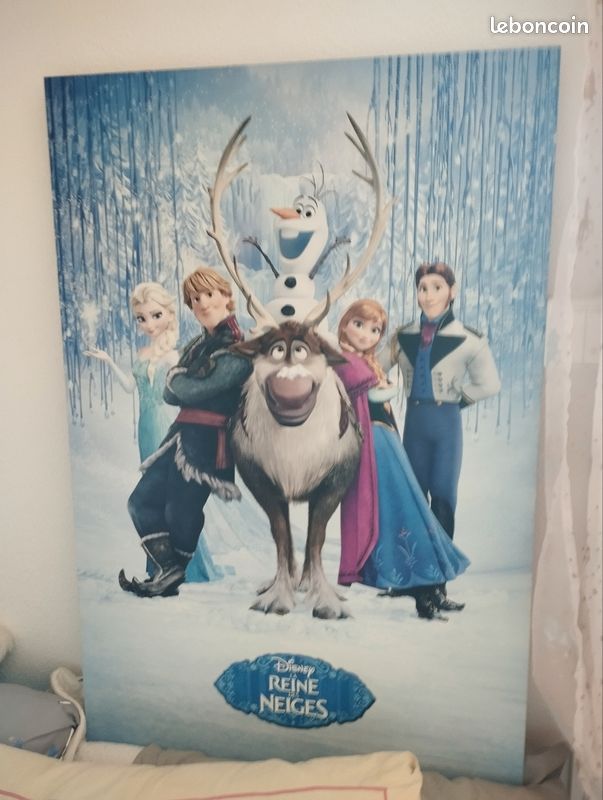 Grand tableau reine des neiges (image 1)