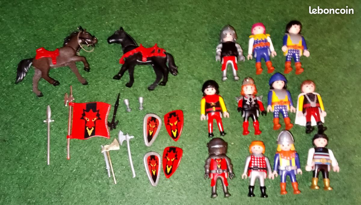 Figurines chevaliers et chevaux - Jeux & Jouets