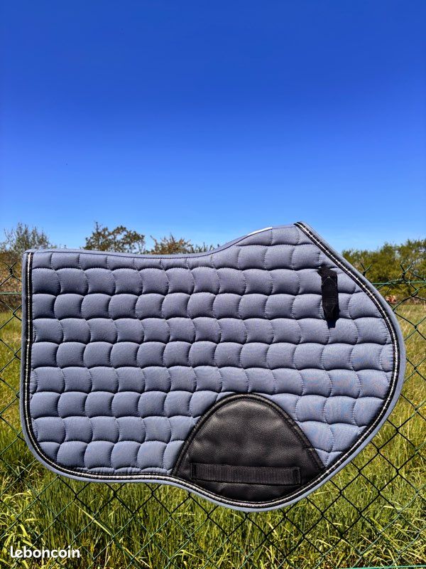 Tapis D'Écurie Coton Equiline - Couverture Cheval 0g 6'6" - Bleu - Neuf Fabriqué Italie