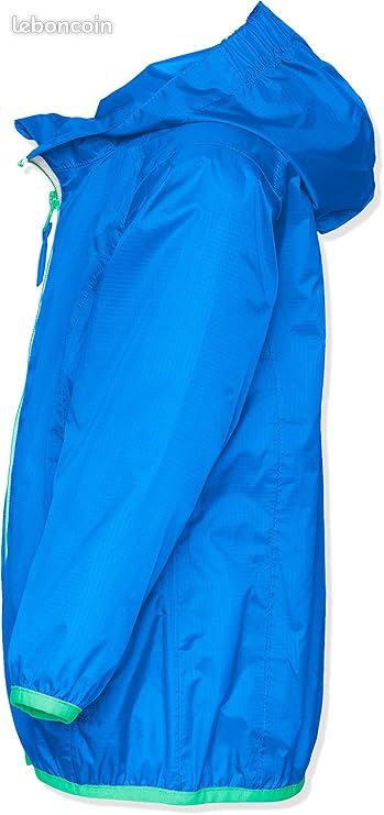 Manteau De Pluie Regatta Bleu Pâle - Taille 14 Femme - Imperméable, Léger, Avec Capuche - Occasion Très Bon état