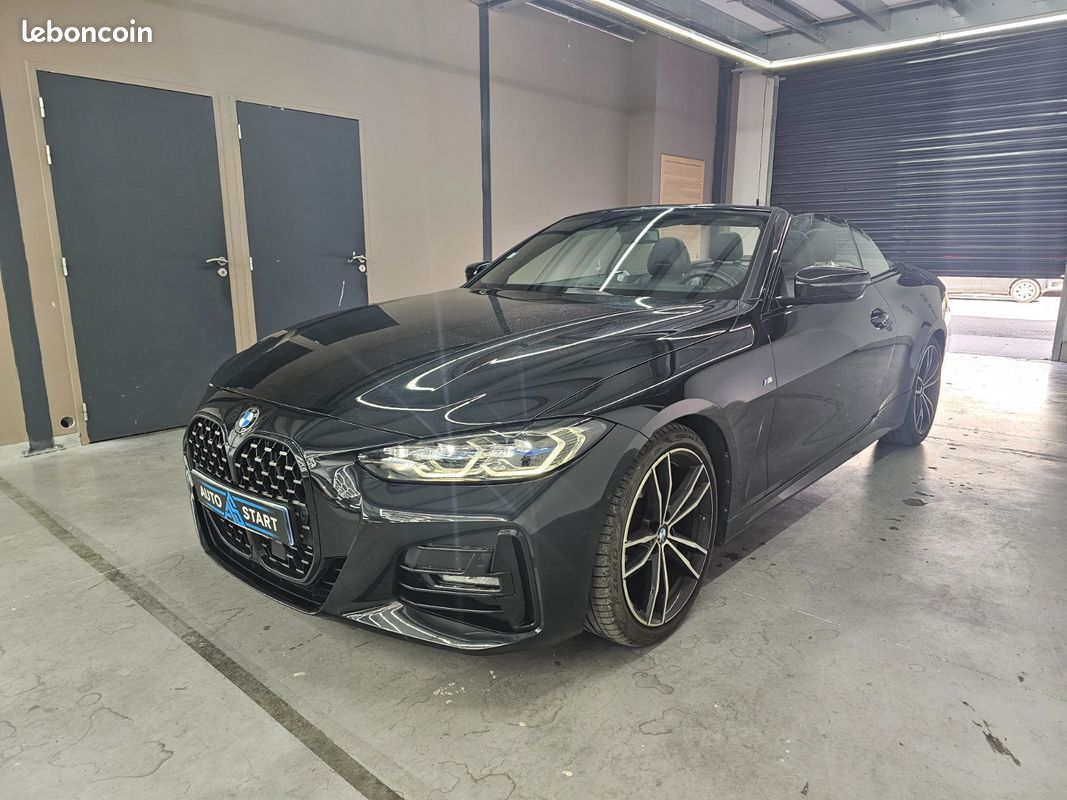 BMW 420i cabriolet M Sport / feux laser / ecrans full curvate display / siege chauffant / chauffage de nuque / régulateur auto adaptatif / feux auto / essuie-glace auto / volant chauffant / hayon ... (image 7)